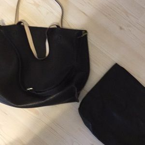 Free People large tote bag with lap top sleeve